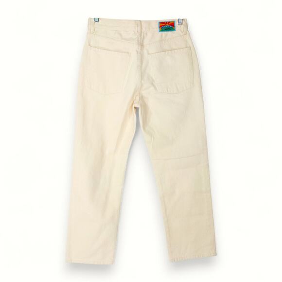 Daily Blue Adriano Goldschmied Hype Button Fly Crop Jeans Bull Denim NWT 28x25 - Picture 4 of 14